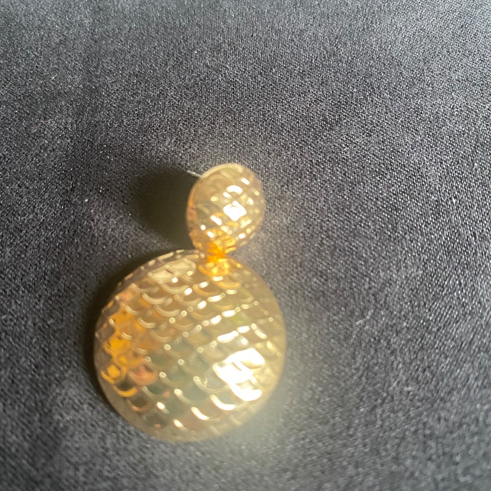 Round drop earrings - Picture 4 of 8